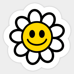 Elle's Smiley Face Daisy Sticker